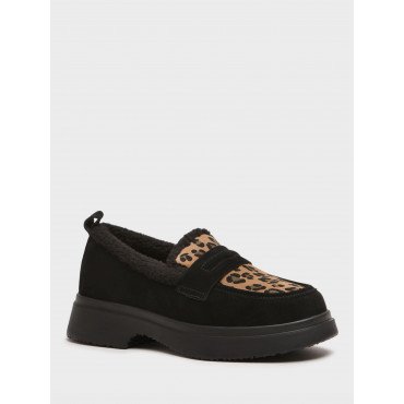 Лоферы женские, цвет ЛЕОПАРД, KG090_01CI-LP KG090_01CI-LP