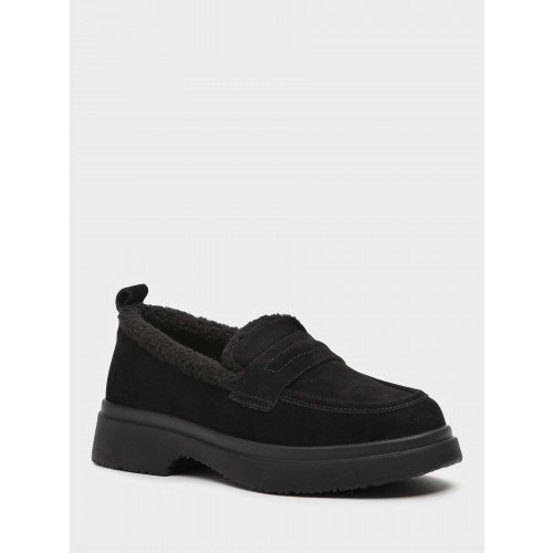 Лоферы женские, цвет ЧЕРНЫЙ, KG090_01CI-BL "KG090_01CI-BL" 1