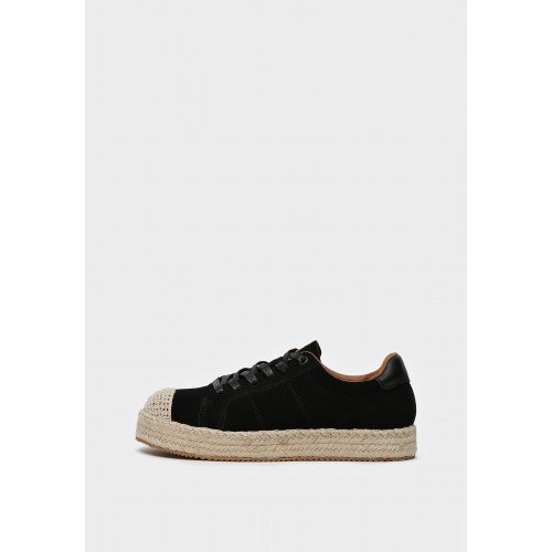 Кеды женские, цвет ЧЕРНЫЙ, SL036_02CP-BL-V "SL036_02CP-BL-V" 4