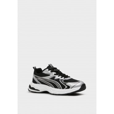 Кроссовки мужские, цвет ЧЕРНЫЙ, SE023_01PT-BL SE023_01PT-BL