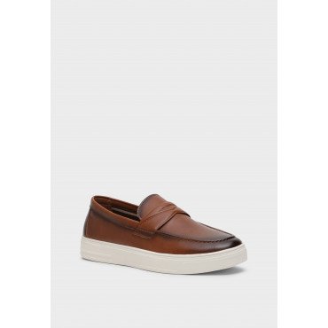 Лоферы мужские, цвет РЫЖИЙ, YC083_01PU-CM YC083_01PU-CM