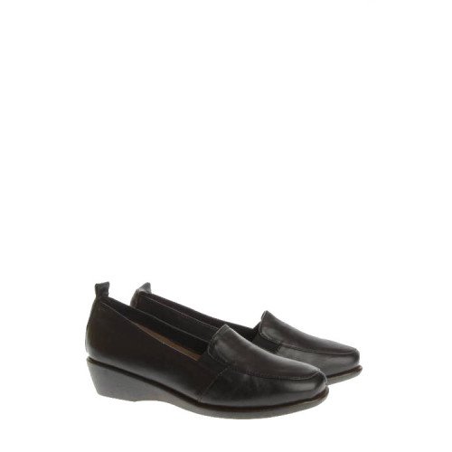 Лоферы женские на танкетке SM2209_01_01_BLACK "SM2209_01_01_BLACK" 2