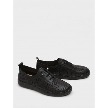 Полуботинки женские, цвет ЧЕРНЫЙ, MZ002_03ST-BL MZ002_03ST-BL 2