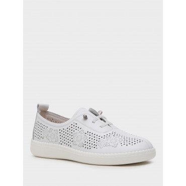 Полуботинки женские, цвет БЕЛЫЙ, MZ002_03ST-WT MZ002_03ST-WT