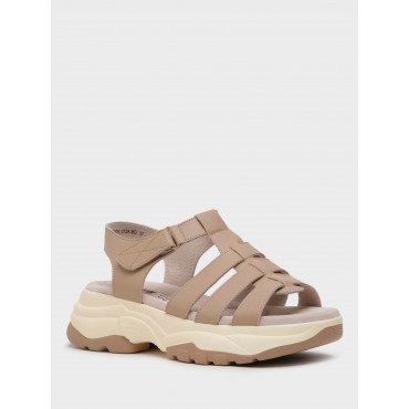 Сандалии женские, цвет БЕЖЕВЫЙ, MZ009_01SK-BG MZ009_01SK-BG