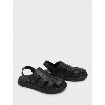 Сандалии мужские, цвет ЧЕРНЫЙ, RJ037_01KP-BL RJ037_01KP-BL 2