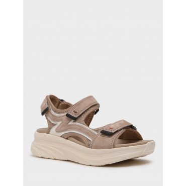 Сандалии женские, цвет СВЕТЛО-КОРИЧНЕВЫЙ, ZT024_02CT-LB ZT024_02CT-LB