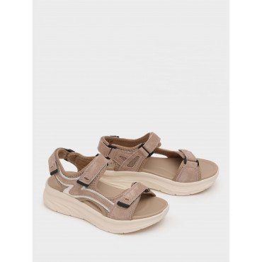 Сандалии женские, цвет СВЕТЛО-КОРИЧНЕВЫЙ, ZT024_02CT-LB ZT024_02CT-LB 2